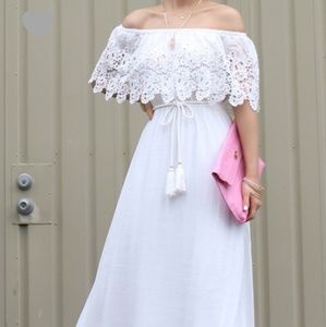 Brand New White Lace Dress